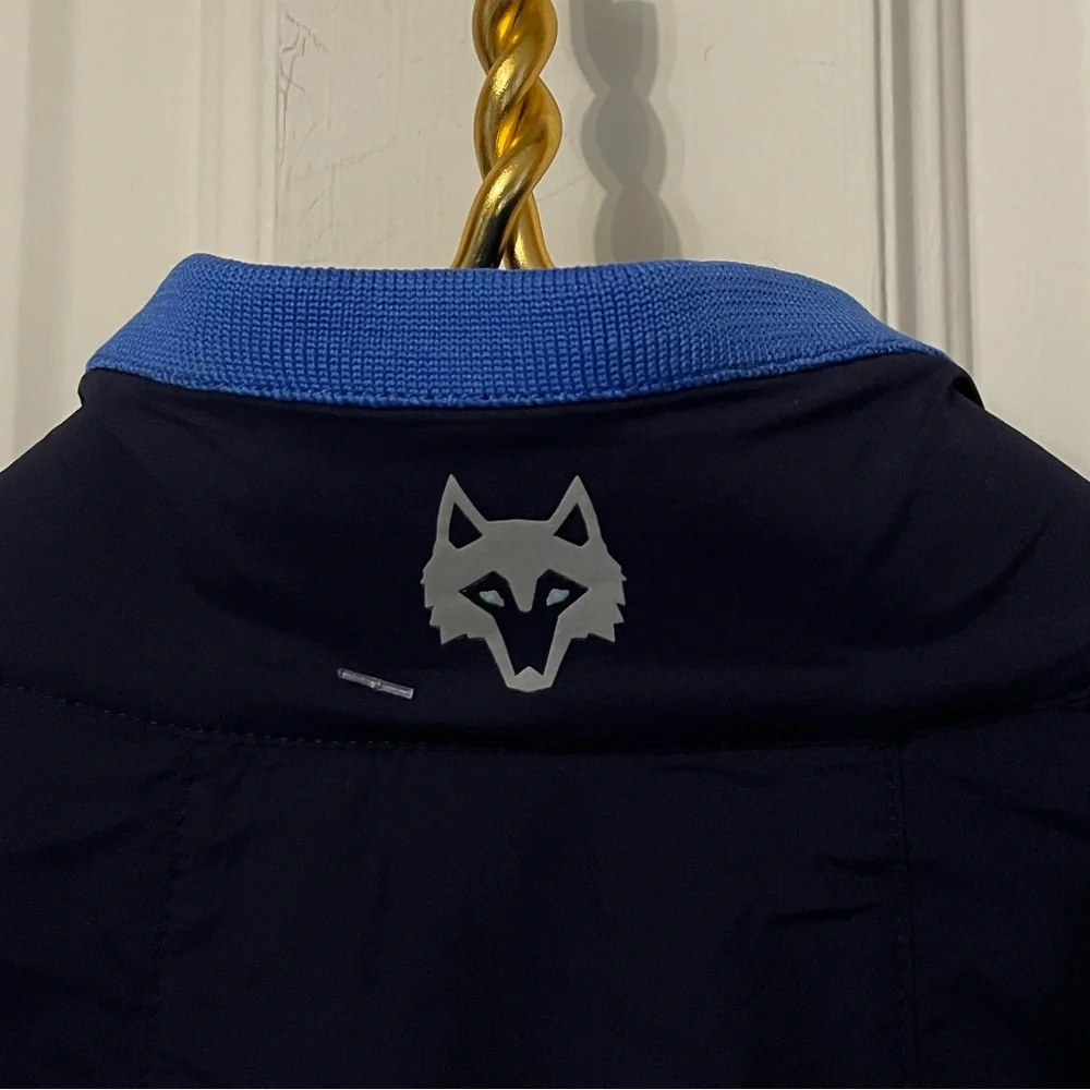 NWT Greyson Trailwolf Jacket Large Maltese Blue Golf MFA22068 Full Zip